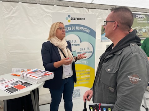 Photo de Selforme au Salon du Village des Recruteurs à Dijon