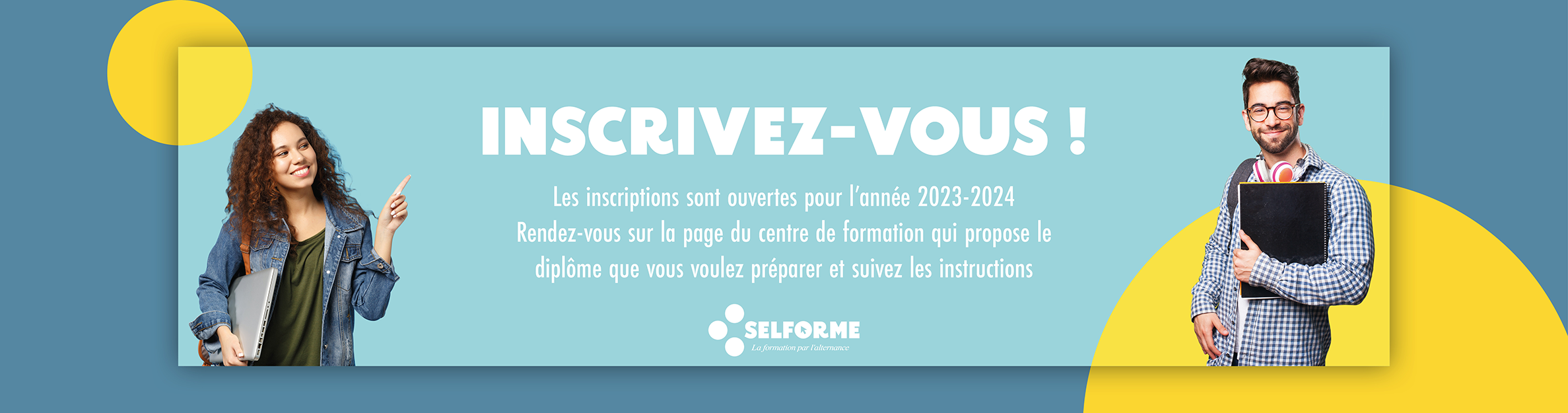 Inscrivez-vous ! les inscriptions pour 2023-2024 sont ouvertes