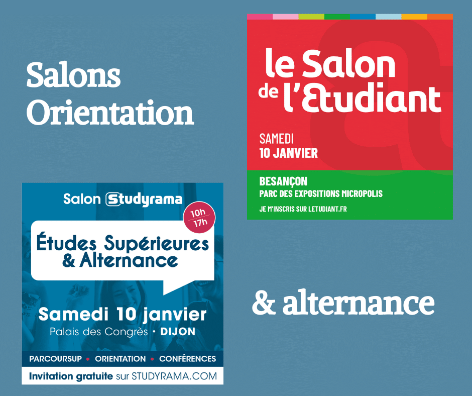 SELFORME présent au salon orientation alternance studyrama et l'étudiant Dijon et Besançon